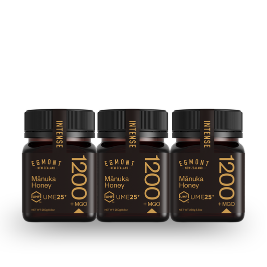 Manuka Honey MGO 1200+ (UMF 25+) - 3 Pack